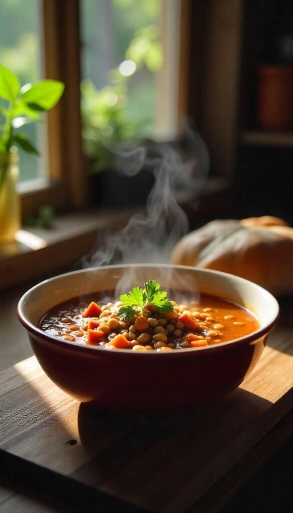 Hearty Chopped Beef and Lentil Soup Recipe Hearty Chopped Beef and Lentil Soup Recipe