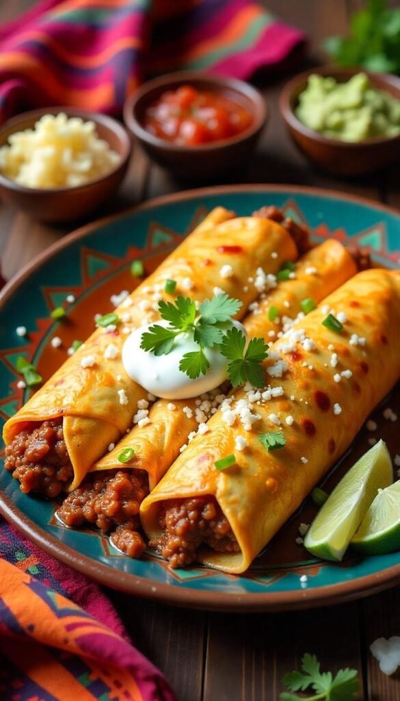 Savory Tex-Mex Chopped Beef Enchiladas Savory Tex-Mex Chopped Beef Enchiladas