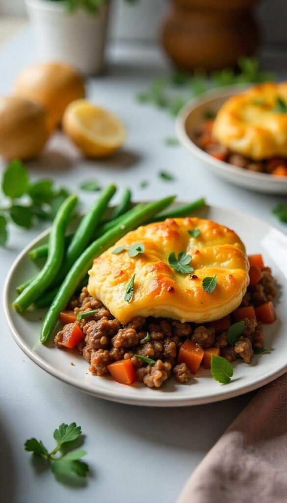 Savory Chopped Beef Shepherd's Pie