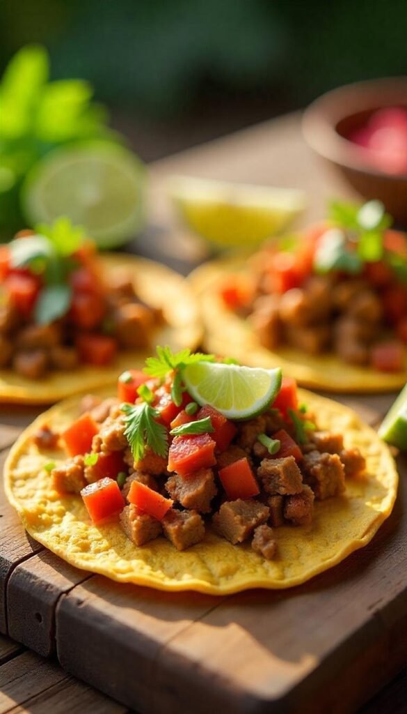 Savory Chopped Beef Tostadas Recipe Savory Chopped Beef Tostadas Recipe