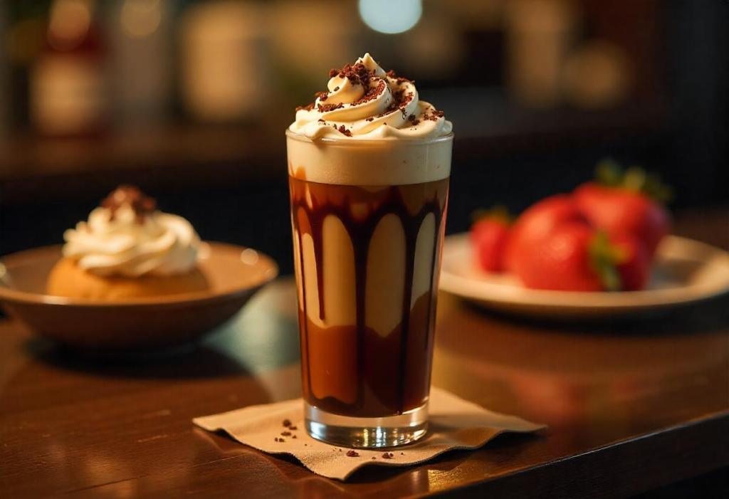 Classic Irish Coffee with Whipped Cream Classic Irish Coffee with Whipped Cream