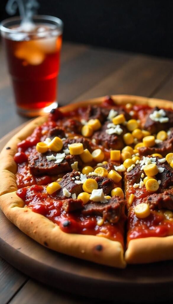 Smoky BBQ Brisket Pizza Recipe Smoky BBQ Brisket Pizza Recipe