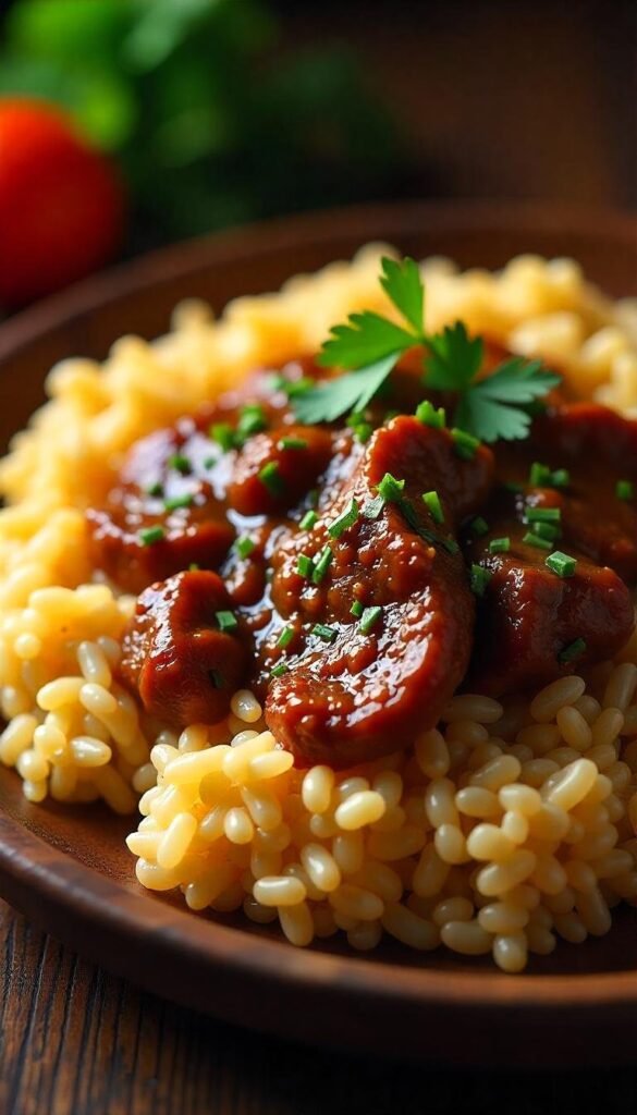 Spicy Cajun Brisket with Fluffy Rice Spicy Cajun Brisket with Fluffy Rice