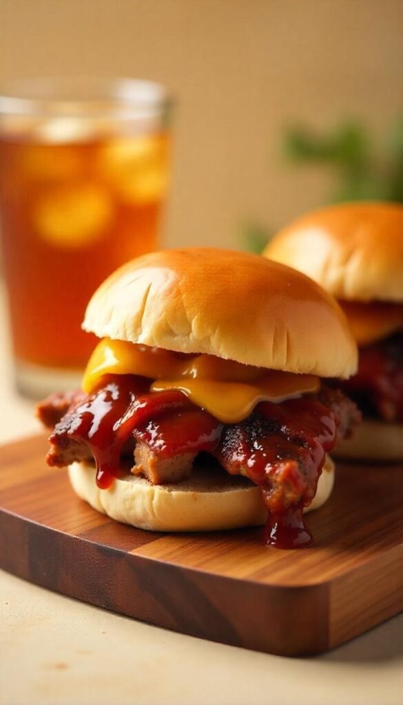 Savory Brisket Sliders with Tangy BBQ Sauce Savory Brisket Sliders with Tangy BBQ Sauce