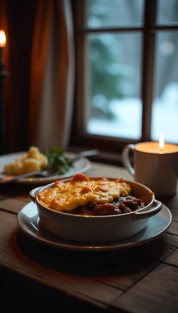 Savory Brisket Shepherd's Pie with Creamy Mashed Potatoes Savory Brisket Shepherd's Pie with Creamy Mashed Potatoes