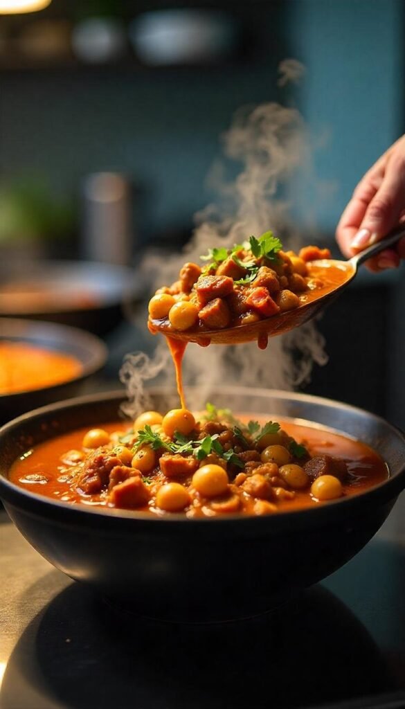 Rich Chopped Beef and Chickpea Curry Recipe Rich Chopped Beef and Chickpea Curry Recipe