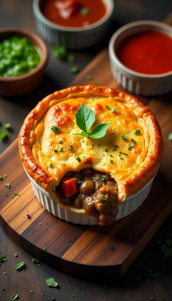 Savory Chopped Beef Pot Pie Recipe Savory Chopped Beef Pot Pie Recipe