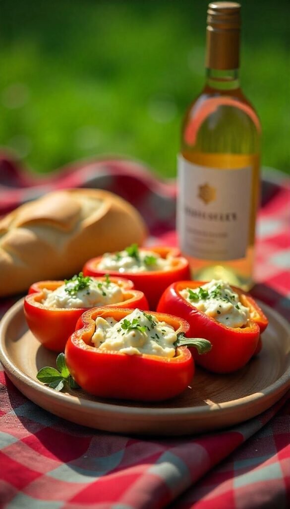 Savory Cod-Stuffed Bell Peppers Savory Cod-Stuffed Bell Peppers
