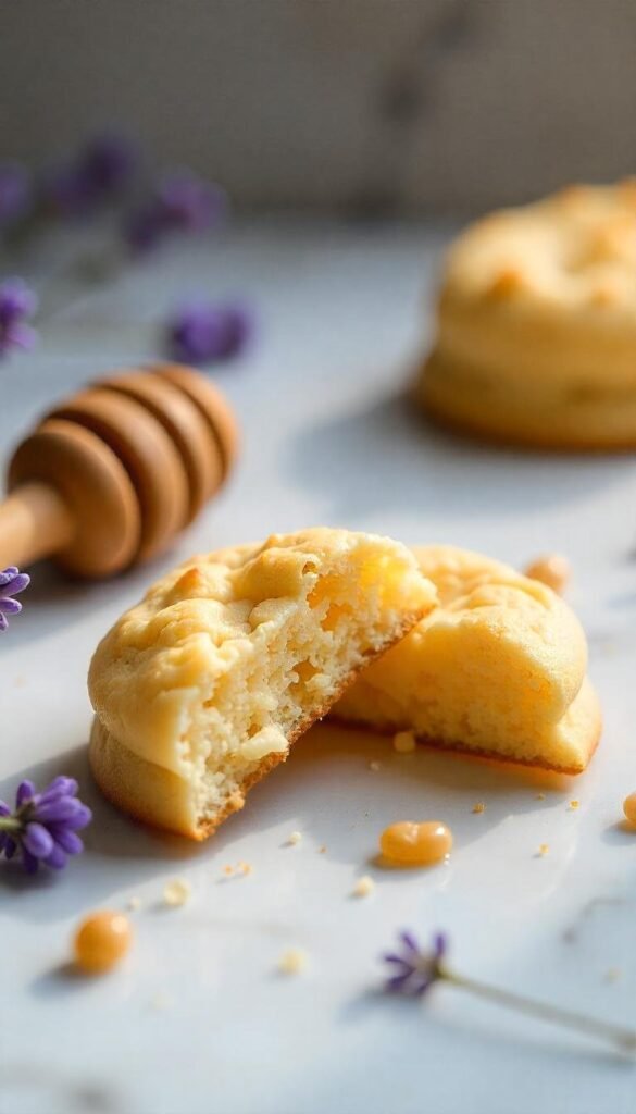 Delicate Lavender Honey Cookies Delicate Lavender Honey Cookies