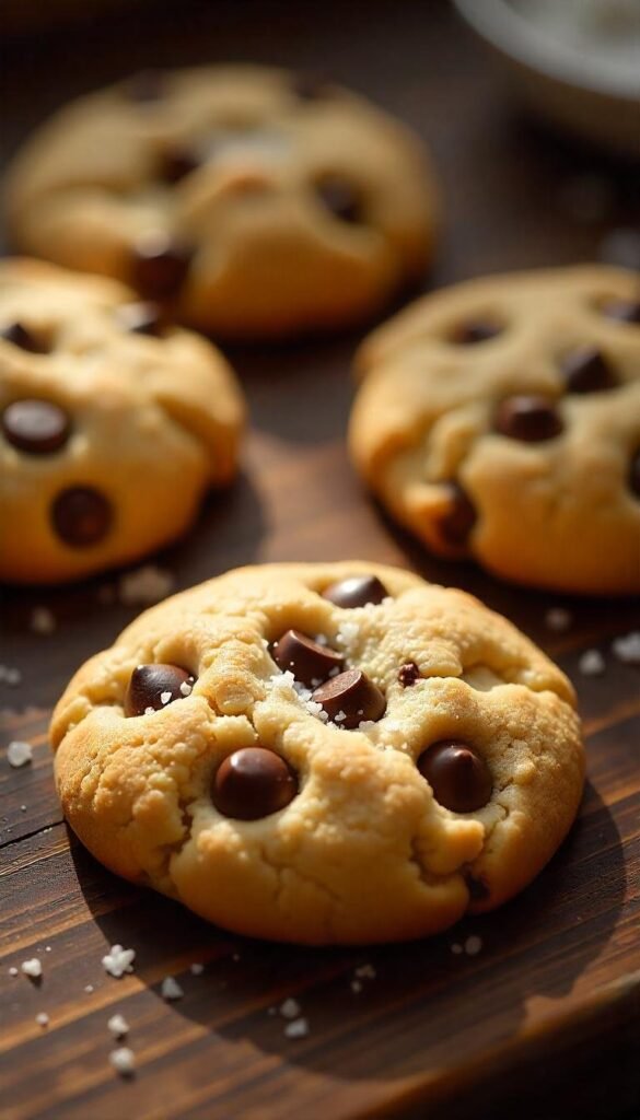 Chewy Chocolate Chip Cookies with Flaky Sea Salt Chewy Chocolate Chip Cookies with Flaky Sea Salt