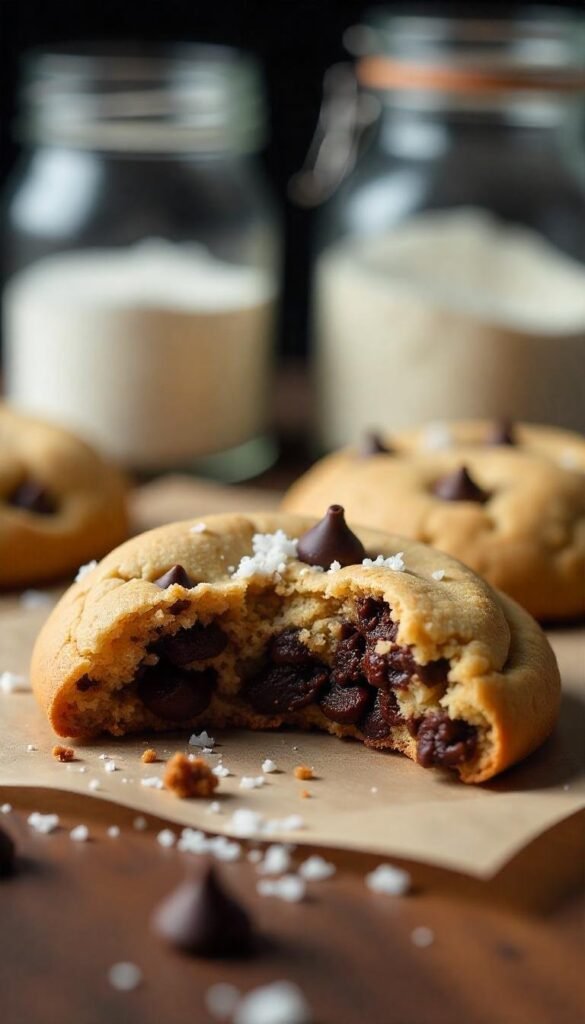 Chewy Chocolate Chip Cookies with Flaky Sea Salt Chewy Chocolate Chip Cookies with Flaky Sea Salt
