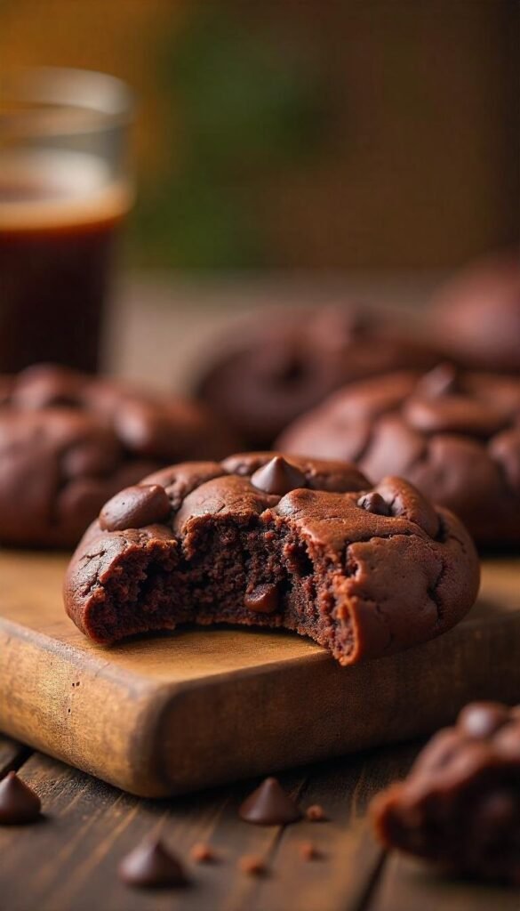 Chewy Chocolate Brownie Cookies Chewy Chocolate Brownie Cookies