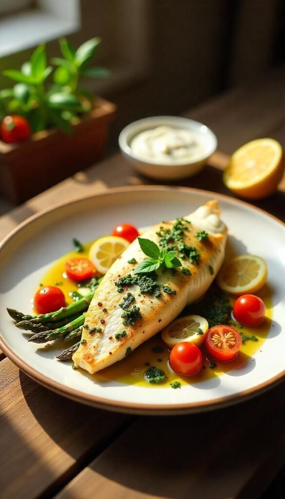 Branzino en Papillote with Seasonal Vegetables Branzino en Papillote with Seasonal Vegetables