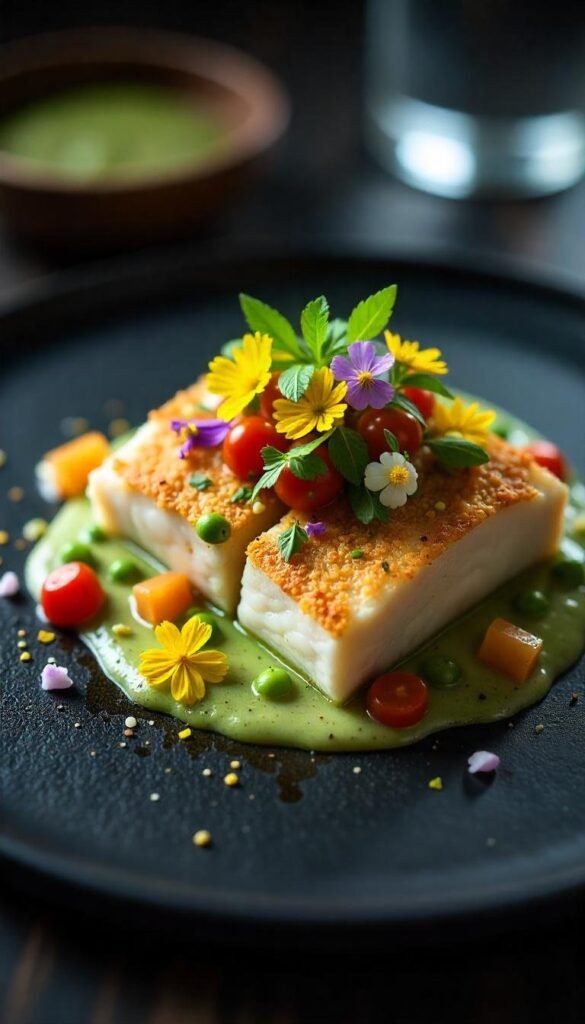 Refreshing Branzino Ceviche with Cilantro Lime Dressing Refreshing Branzino Ceviche with Cilantro Lime Dressing