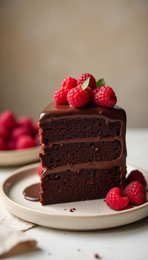 Rich Chocolate Ganache Layer Cake Rich Chocolate Ganache Layer Cake