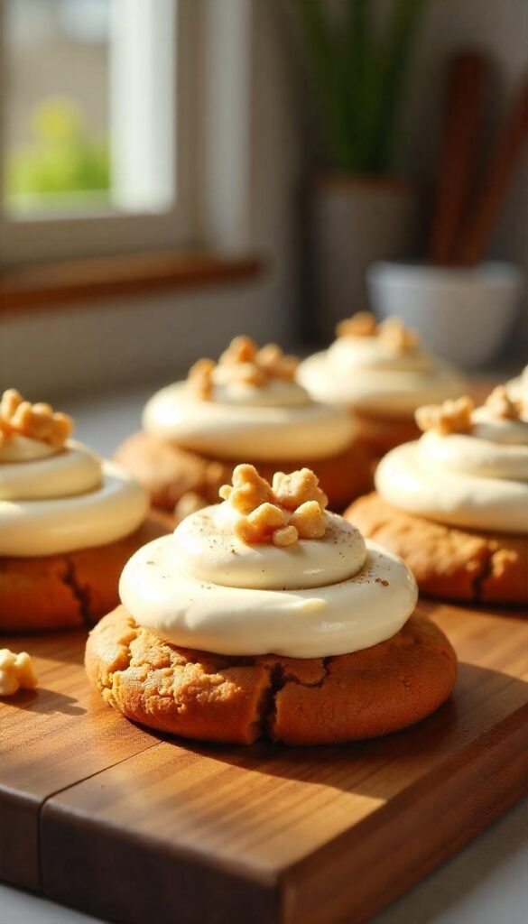 Chewy Carrot Cake Cookies with Cream Cheese Frosting Chewy Carrot Cake Cookies with Cream Cheese Frosting