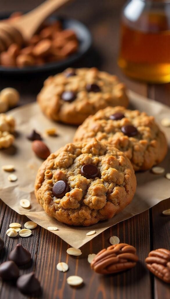 Chewy Nutty Granola Cookies Chewy Nutty Granola Cookies