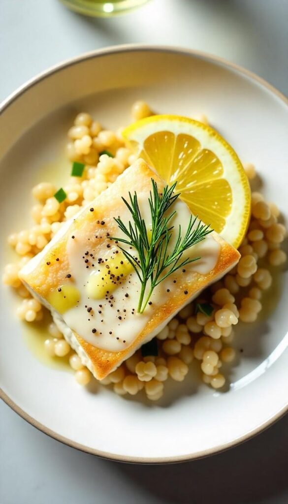 Lemon Dill Cod with Quinoa: A Refreshing and Light Dish Lemon Dill Cod with Quinoa: A Refreshing and Light Dish