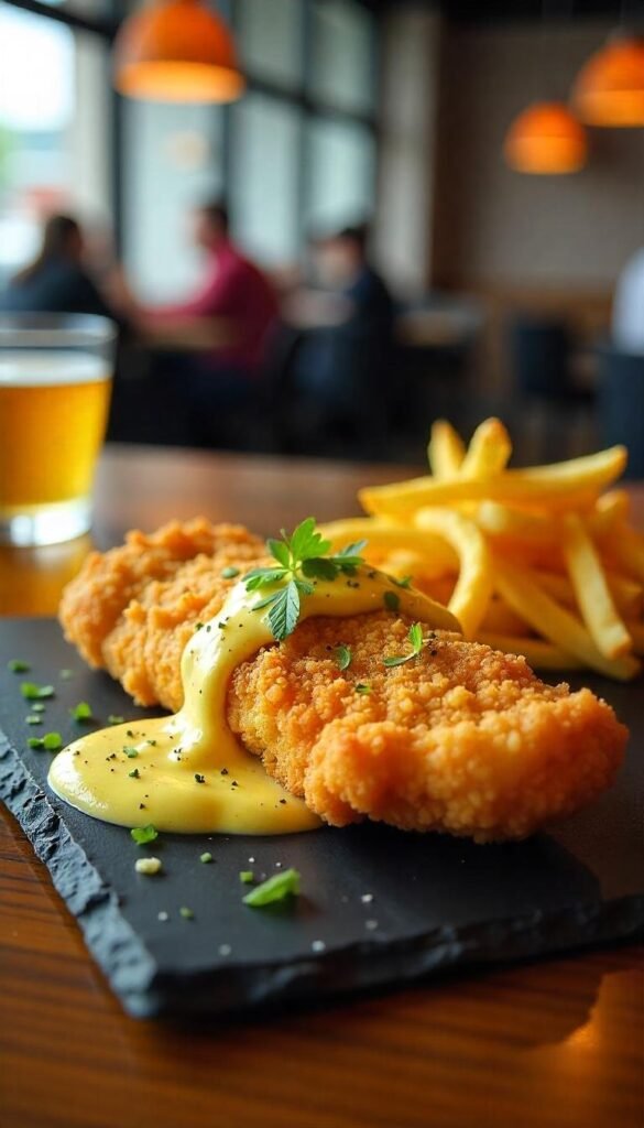 Crispy Fried Cod with Zesty Lemon Aioli Crispy Fried Cod with Zesty Lemon Aioli