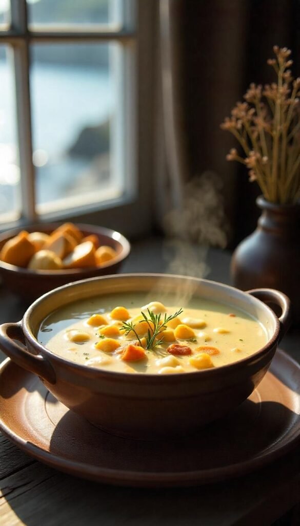 Hearty Cod Chowder with Corn and Potatoes Hearty Cod Chowder with Corn and Potatoes