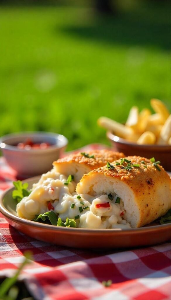 Savory Stuffed Cod with Crab Meat